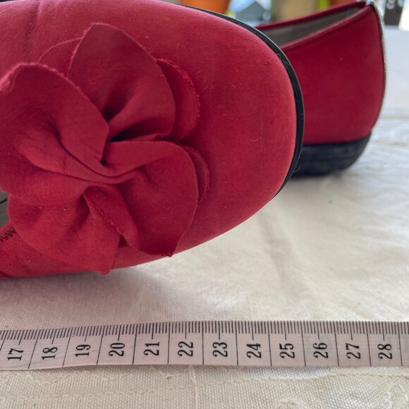 Waldläufer Red Suede Flats - Picture 9 of 10
